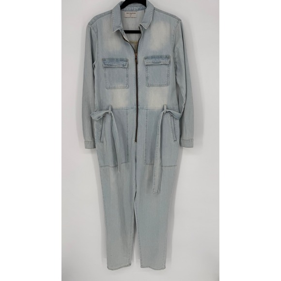 ONE TEASPOON ANGEL CLAUDIA OVERALL DENIM JUMPSUIT XS NWT - Picture 14 of 14